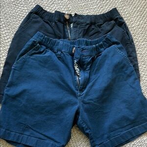 Men's Navy and Black Shorts